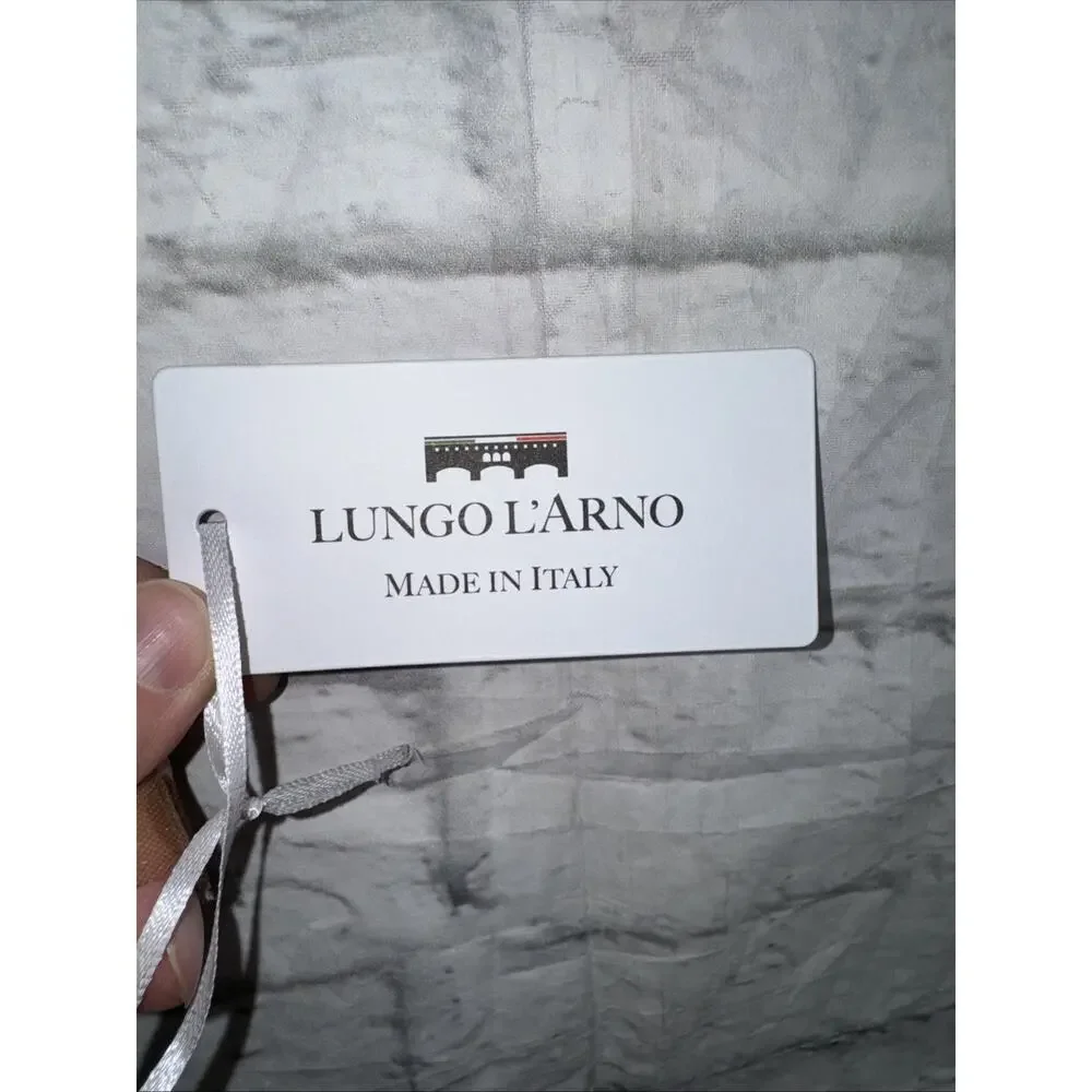 NWT Lungo L’arno Sz M, 100% Linen Made in Italy Pockets! Dress, Coverup - Picture 5 of 6